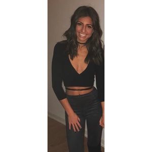American Apparel | Tie Crop Top